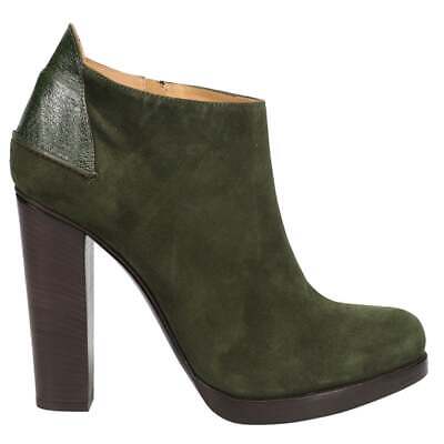 Lucchese Maria Ботинки на платформе с круглым носком Женские зеленые повседневные ботинки BL7013