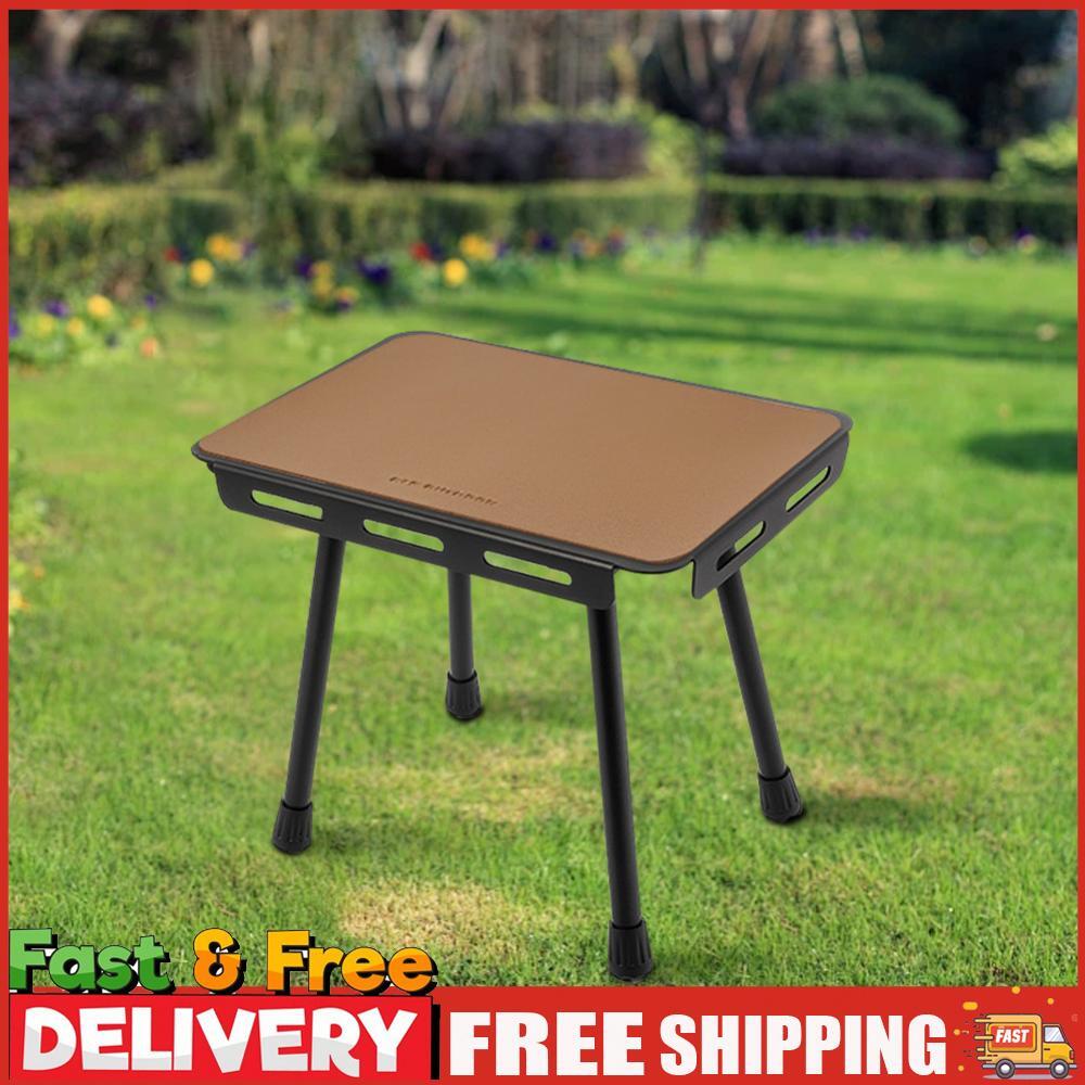 2 in 1 Outdoor Table Portable Outdoor Stool for Camping Picnic Beach BBQ Fishing