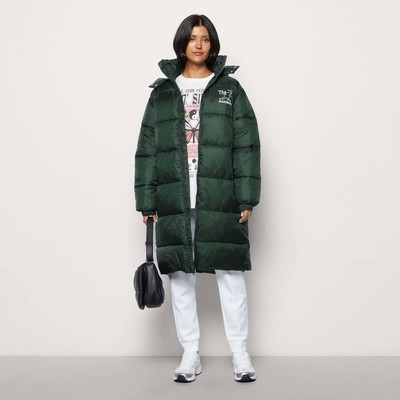 

Kangol Wmns Kennsington Long Puffer Jacket Women зеленый, Kangol Wmns Kennsington Long Puffer Jacket