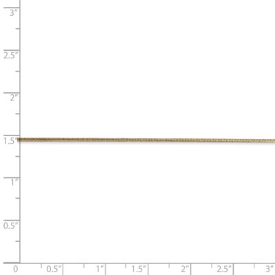 Pre-owned Superdealsforeverything Real 14kt Yellow Gold 16 Inch .9mm Round Snake With Lobster Clasp Chain; 16 Inch