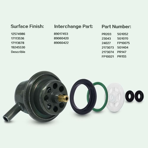 FUEL PRESSURE REGULATOR For Chevy Silverado Express 1500 4.3/ 4.8/ 5.0/ 5.3/5.7L