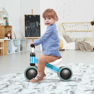 Bicicleta De Equilibrio Ninos Andador Bebe Sin Pedal 4 Ruedas Paseos  Seguridad