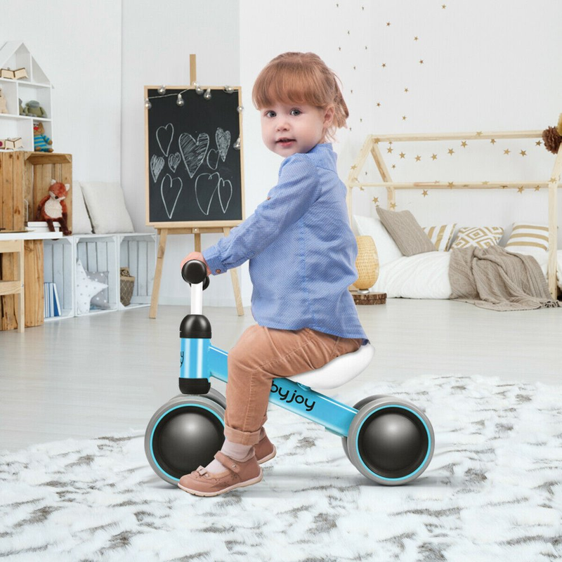 Bicicleta De Equilibrio Ninos Andador Bebe Sin Pedal 4 Ruedas Paseos Seguridad