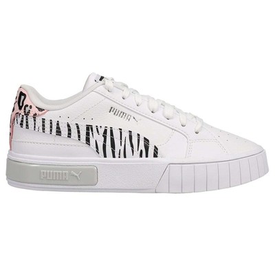 

Puma Cali Star Summer Roar Молодежные кроссовки для девочек Размер 6 M Повседневная обувь 383185-01, Белый, Puma Cali Star Summer Roar Youth