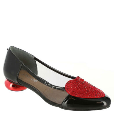 J. Renee Jooliette Womens Pump - Black/Red