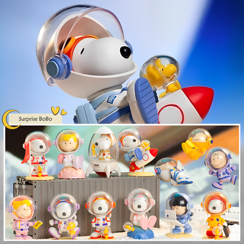 POP MART Snoopy Space Series Blind Box Confirmed Figure New Toy Hot Gift Display