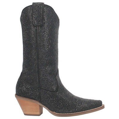 

Dingo Silver Dollar Rhinestone Pointed Toe Cowboy Womens Black Casual Boots DI5, Черный, Dingo Silver Dollar Rhinestone Pointed Toe Cowboy