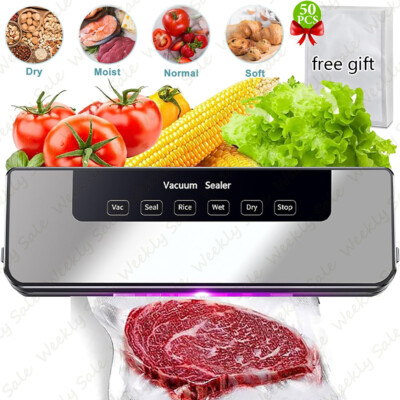 Commercial Vacuum Sealer Machine Seal a Meal Food Saver System With 50 Free Bags