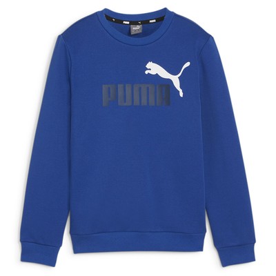 Толстовка с круглым вырезом и двухцветным логотипом Puma Essentials для молодежи и мальчиков Размер XS 58698621