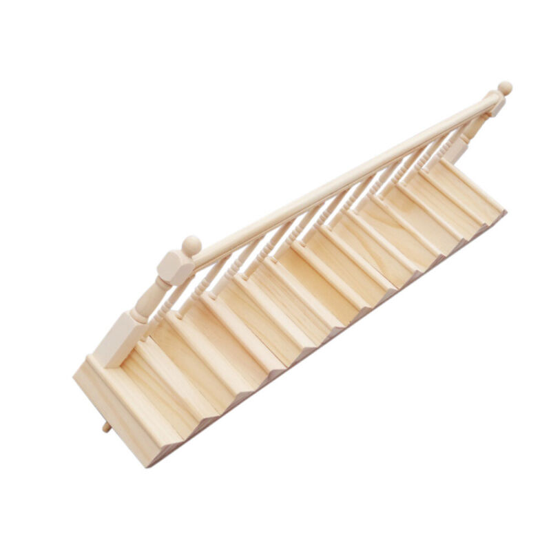 Mini Furniture Model Playhouse Staircase Bricks Miniature Dollhouse