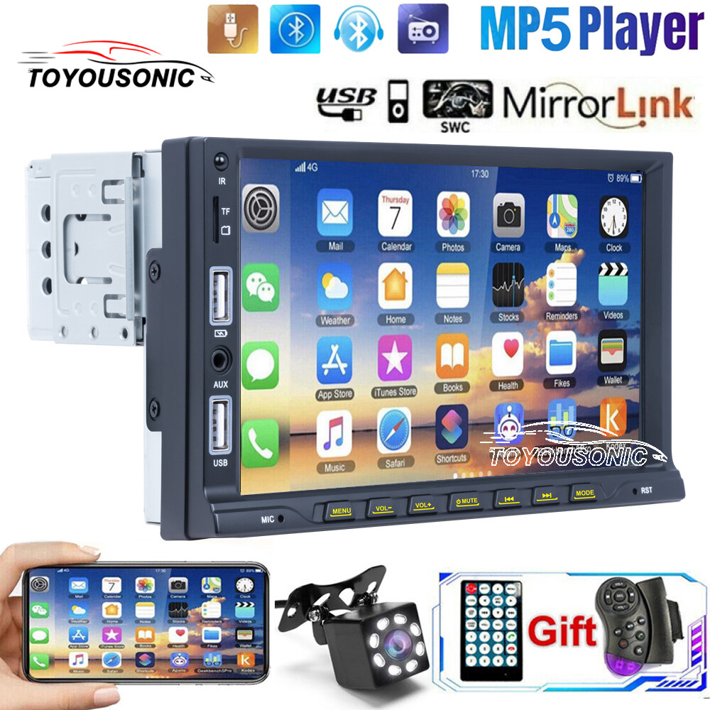 Stereo Bt Fm Aux Touch Screen Mirror Link  Mp5 Player