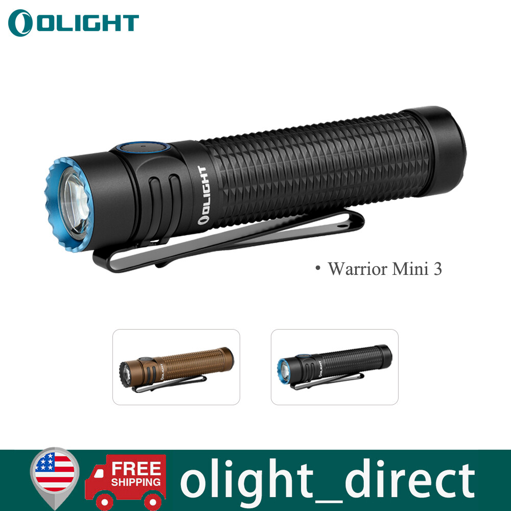 Olight Warrior Mini3 Tactical Flashlight pre-activated proximity sensor