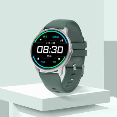 YAMAY Round Digital Smart Watch Heart Rate Sleep Monitor for Android IOS