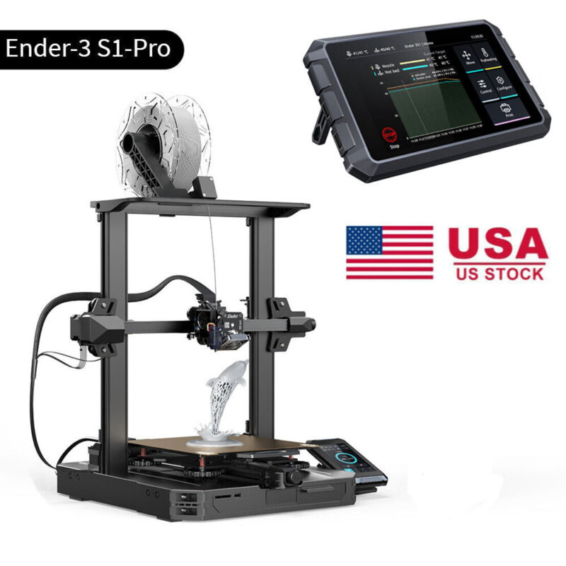 Creality Ender-3 S1 Pro 3D Printer CR Touch Bed Leveling / Sonic Pad / US SHIP