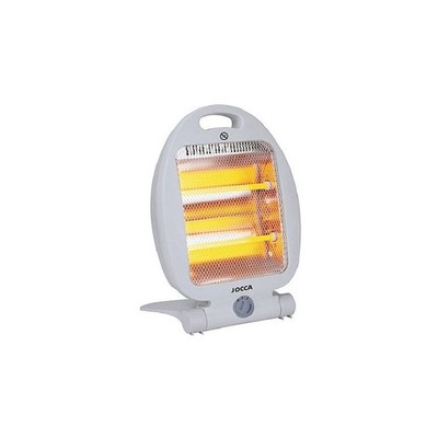 Jocca Elektrischer Quarz Heizstrahler 800W 2 Stufen Weiß Kompakt