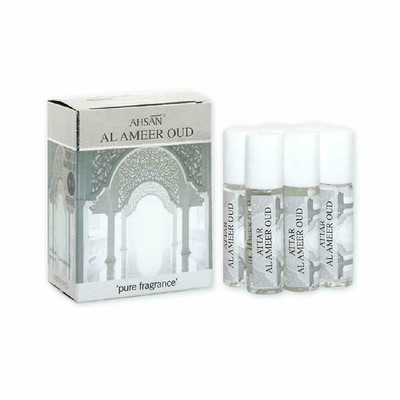 AHSAN 6ML Attar Alameer Oud Long-Lasting Effect Light Flavored Deo 