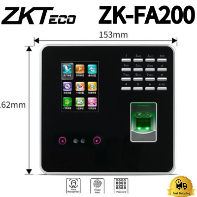 ZKTeco FA200 2.8'' TCP/IP 5V  Fingerprint recognition time and attendance machine