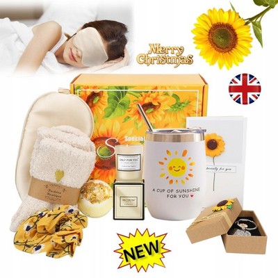 Sunflower Gifts for Women, Birthday Hampers Pamper Gifts for Her, Get Well Soon