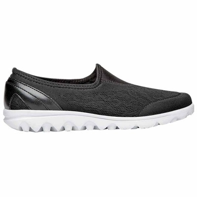 

Женские кроссовки Propet Travelactiv Slip On Walking, размер 7,5 D, спортивная обувь W5, Черный, Propet Travelactiv Slip On Walking