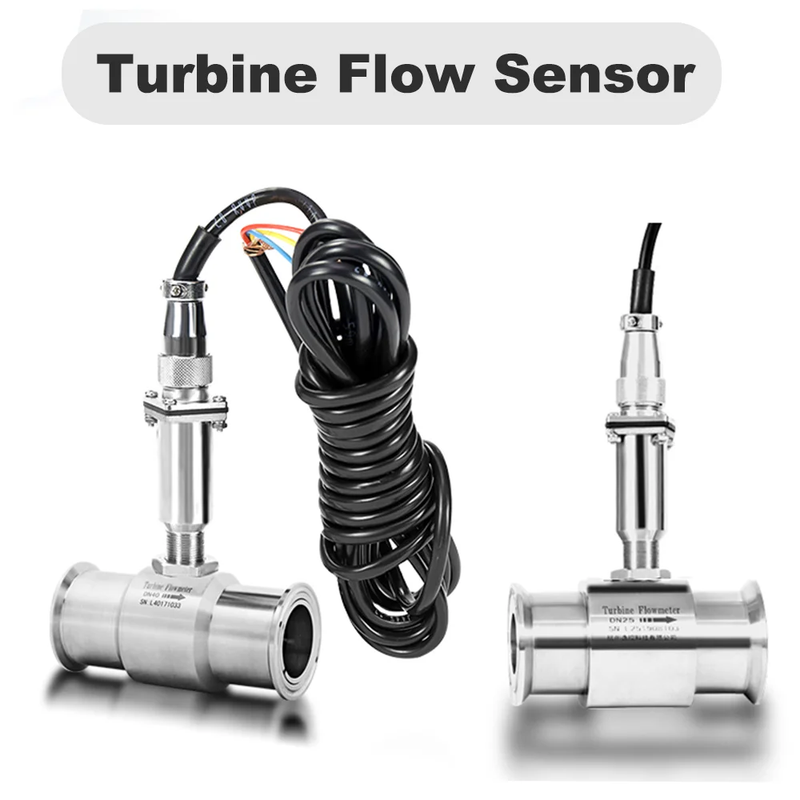 LWGY Turbine Sanitary Type Flow Meter Food Beverage Industry Liquid Alcohol Milk
