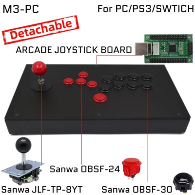 FightBox M3 Arcade Game Controller for PC/PS/XBOX/SWITCH