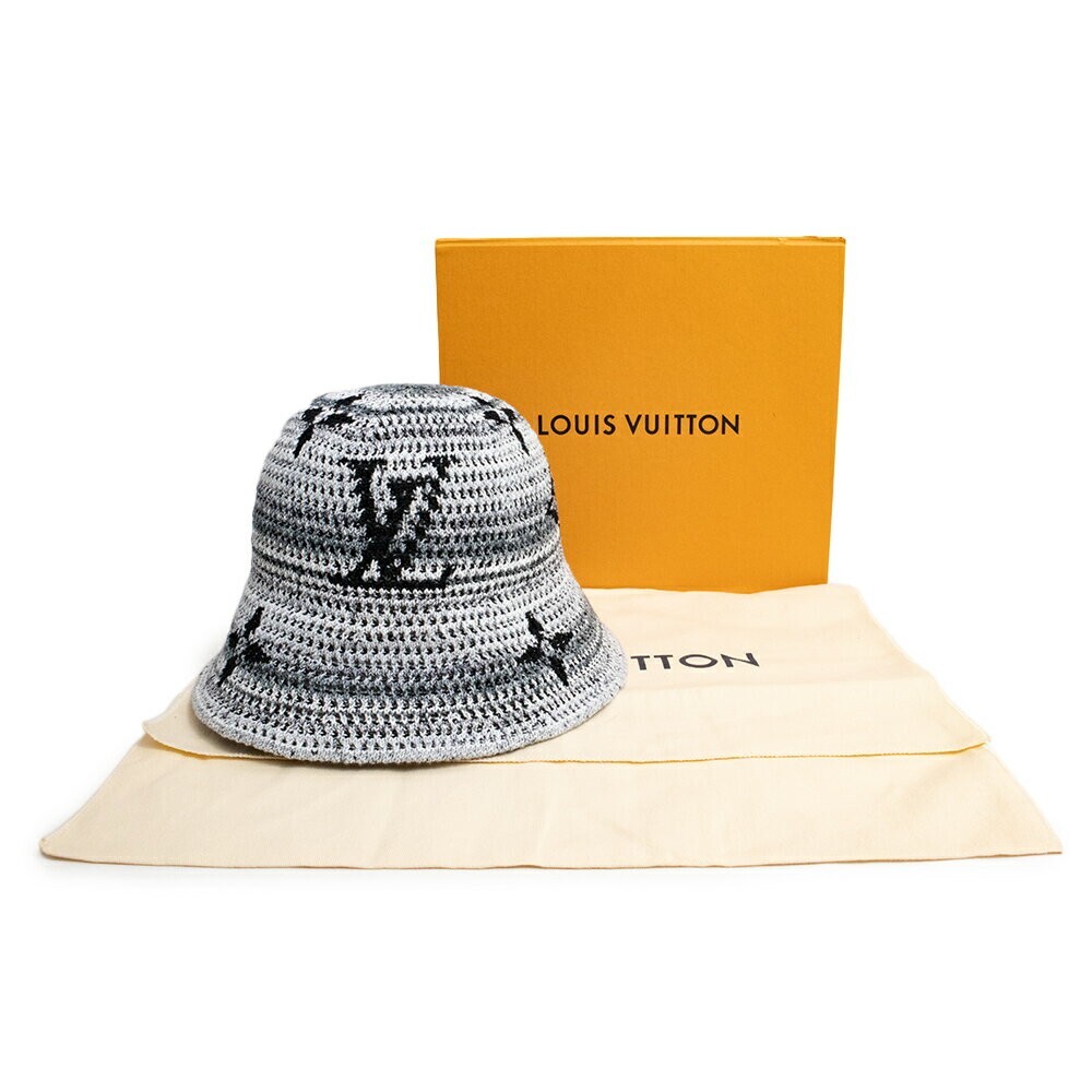 帽子 LOUIS VUITTON Cap MP2958 LOUIS VUITTON Monogram LV Match Cap White Blue Baseball Cap