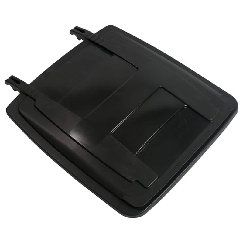Replacement Lid Kit 96 Gallon Two Wheel Trash Can Easy Install Plastic Black New