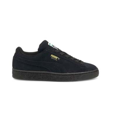 

Puma Suede Classic Xxi Lace Up Youth Boys Черные кроссовки Повседневная обувь 38056004, Черный, Puma Suede Classic Xxi Lace Up Youth