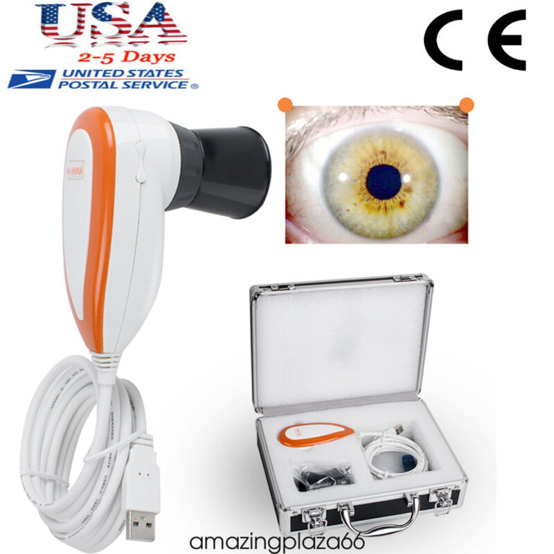 5.0 MP USB Machine Iris Analyzer Iridology camera + Pro Iris Software From USA
