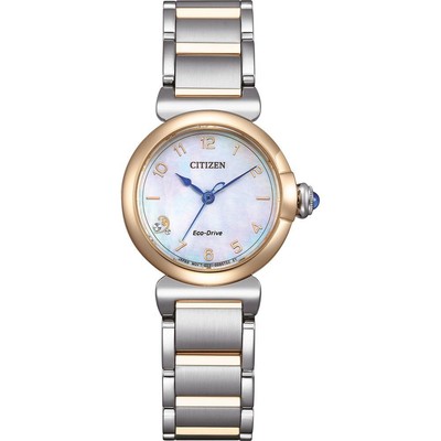 Pre-owned Citizen Silver Womens Analogue Watch L Mae Em1136-87d