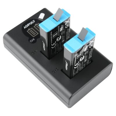 MAX Battery Dual Channel Battery Charger for GoPro MAX 360 (Fully Compatible ...