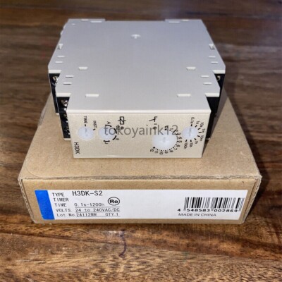 Omron H3DK-S2 Timer Relay New One H3DKS2