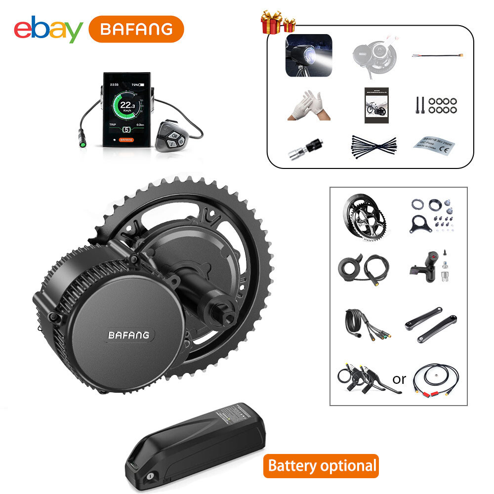 Electric Bicycle E-bike BAFANG BBS02 36V 500W Mid drive Motor Conversion Kits