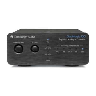 CAMBRIDGE AUDIO DacMagic 100 DAC Wandler Digital Analog Converter schwarz black