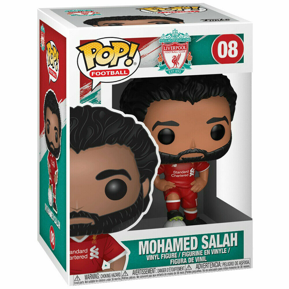 Funko POP! Football: Liverpool FC Mohamed Salah Vinyl Figure (#08) - 29217 | eBay
