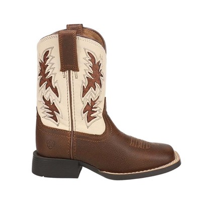 Ariat Venttek Square Toe Cowboy Toddler Boys Коричневые повседневные ботинки 10031490