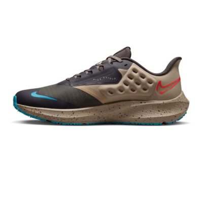 

Мужские кроссовки Nike Pegasus 39 Shield, пепельный/ярко-малиновый, 12,5 D, средний США, Ash/bright crimson