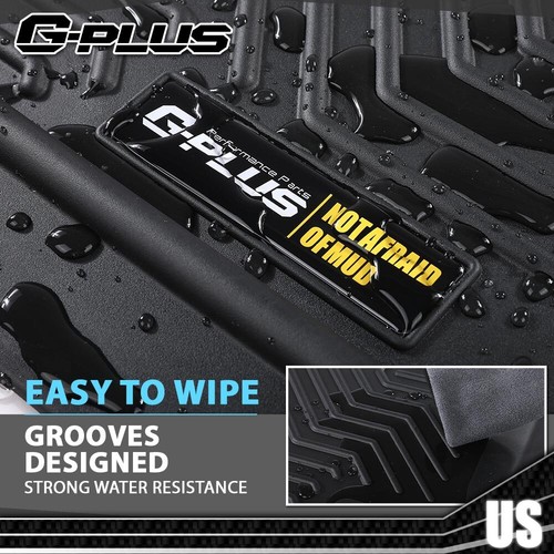 Fit For 99-06 Chevy Silverado/GMC Sierra Extended Cab TPE Floor Mats Liners