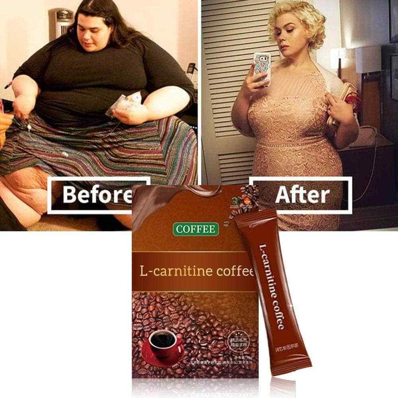 L-Carnitine Instant Coffee For Weight Loss, Slimming Coffee 1 Box  (7 Packs ）