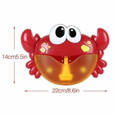 music bath time bubble crab