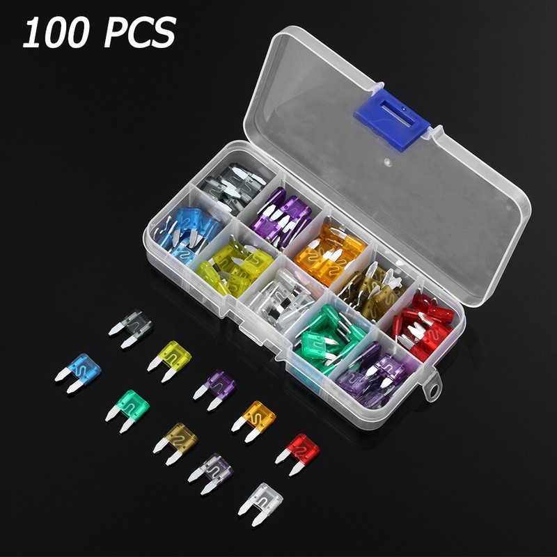 Standard AUTO Boat Truck Case Assorted Assortment Car Fuse Blade FUSES Kit