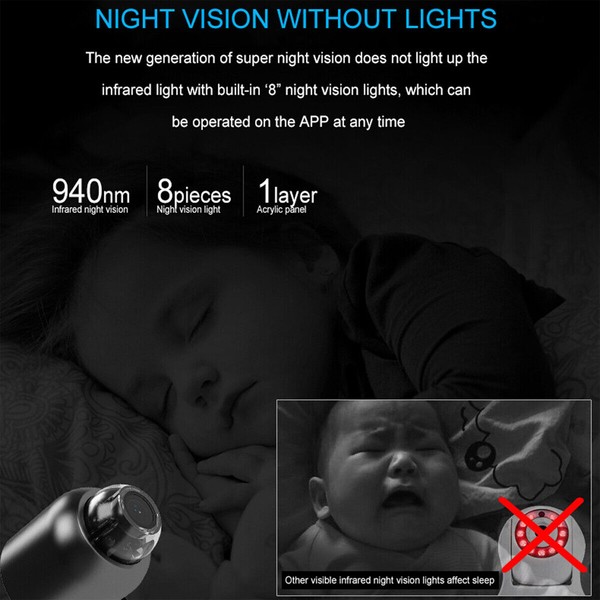 Mini Camera WiFi HD 1080P Hidden IP Night Vision Camcorder Home Security Cam - Image 10