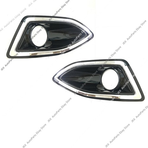 For Ford Edge 2015-2018 Front Bumper Bezel Fog Lights ... For Ford Edge 2015-2018 Front Bumper Bezel Fog Lights ...