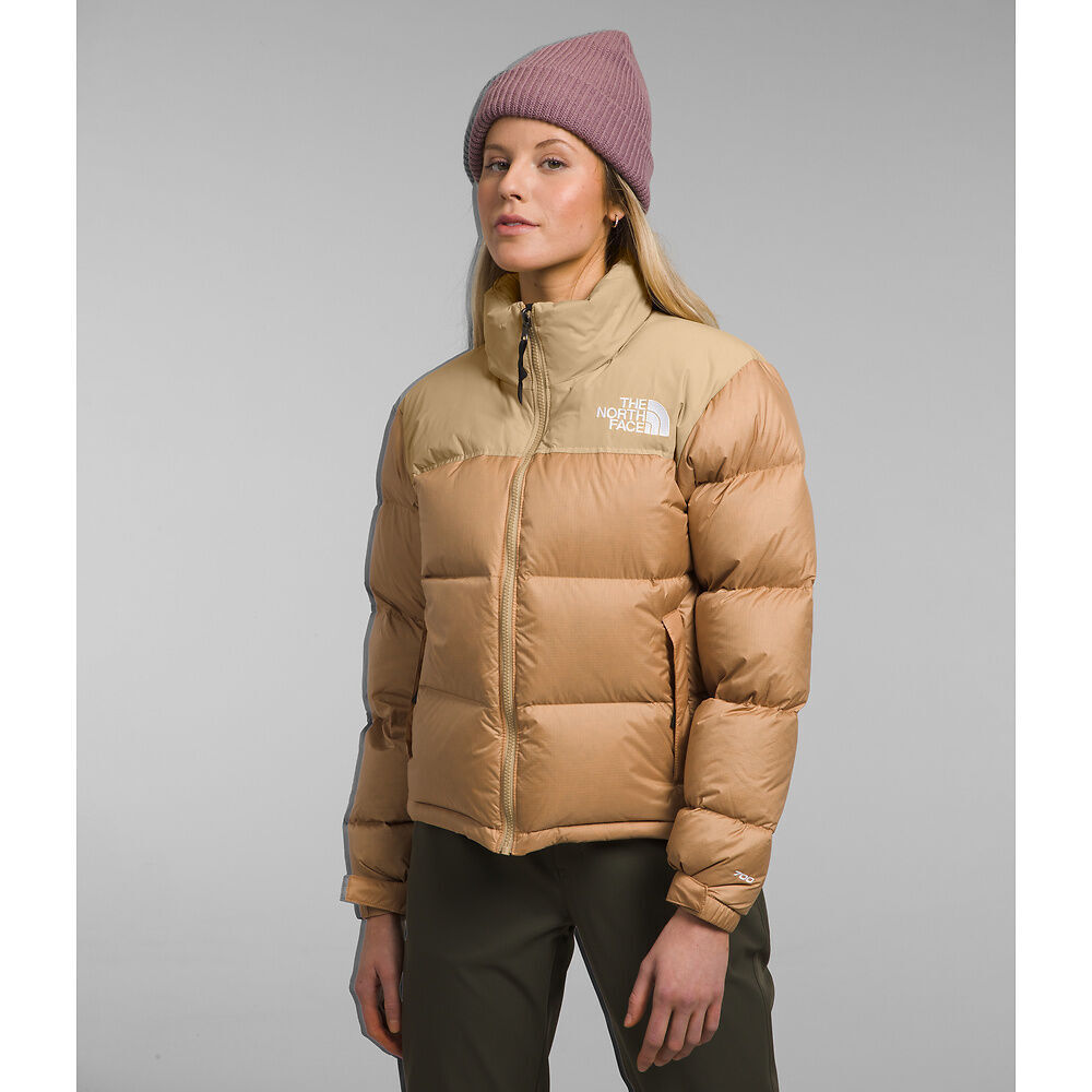 Pre-owned The North Face Women's 1996 Retro Nuptse 700-down Jacket - Almond Butter - In Beige