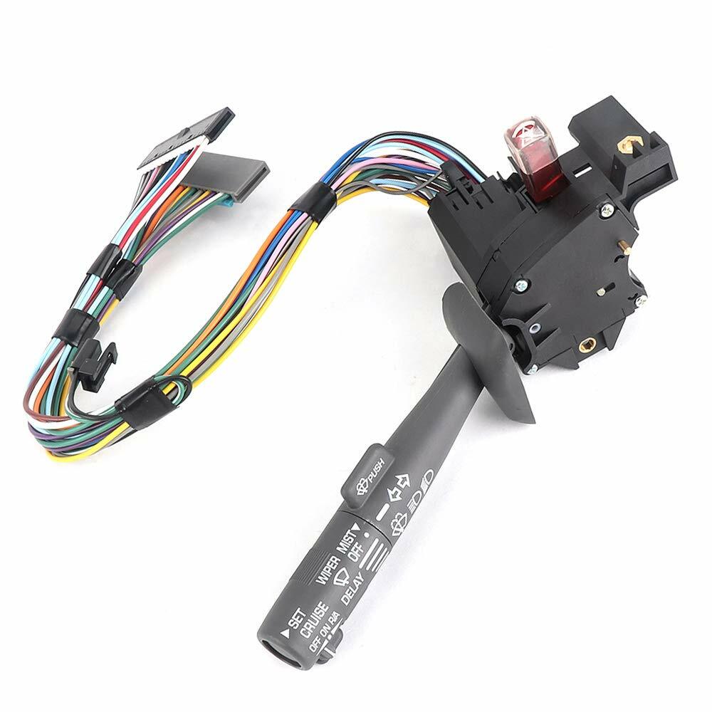 K1500 26036312 Sierra Replaces OE Part# 2330814 26100985 Suburban Multi-Function Combination Column Switch Turn Signal//Wiper//Washers//Hazard//Cruise Control For Fits Chevy Tahoe Blazer