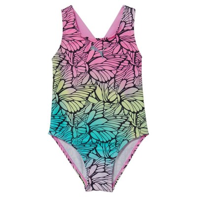 

Puma OnePieceCrossback Графический купальник Молодежные девушки Размер  Повседневный спортивный 85, Розовый, Puma OnePieceCrossback Graphic Swimsuit Youth
