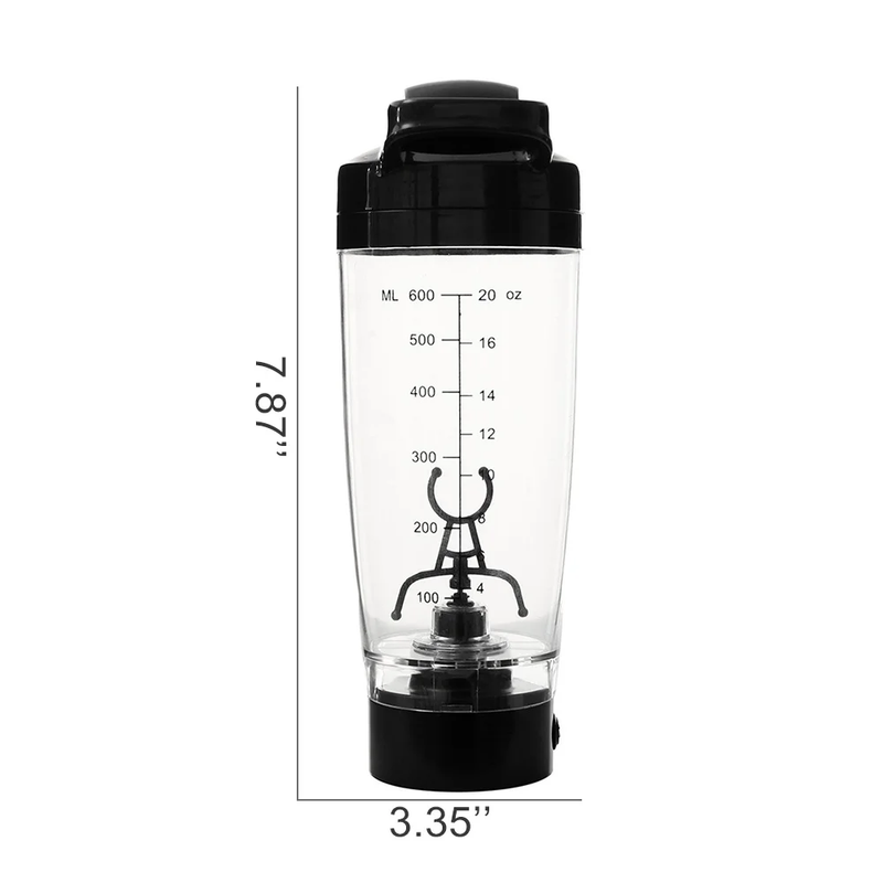 Self Stirring Protein Shaker Bottle Electric Tornado Mixer Fitness Water Cup