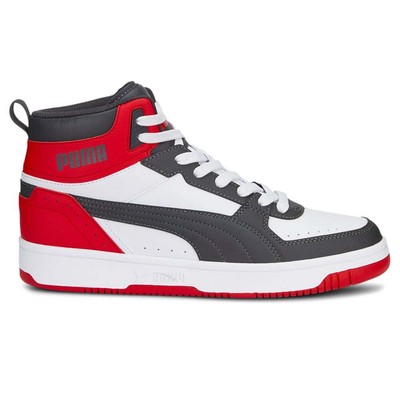 

Puma Rebound Joy High Top Мужские кроссовки Размер 10 M Повседневная обувь 37476519, Белый, Puma Rebound Joy High Top