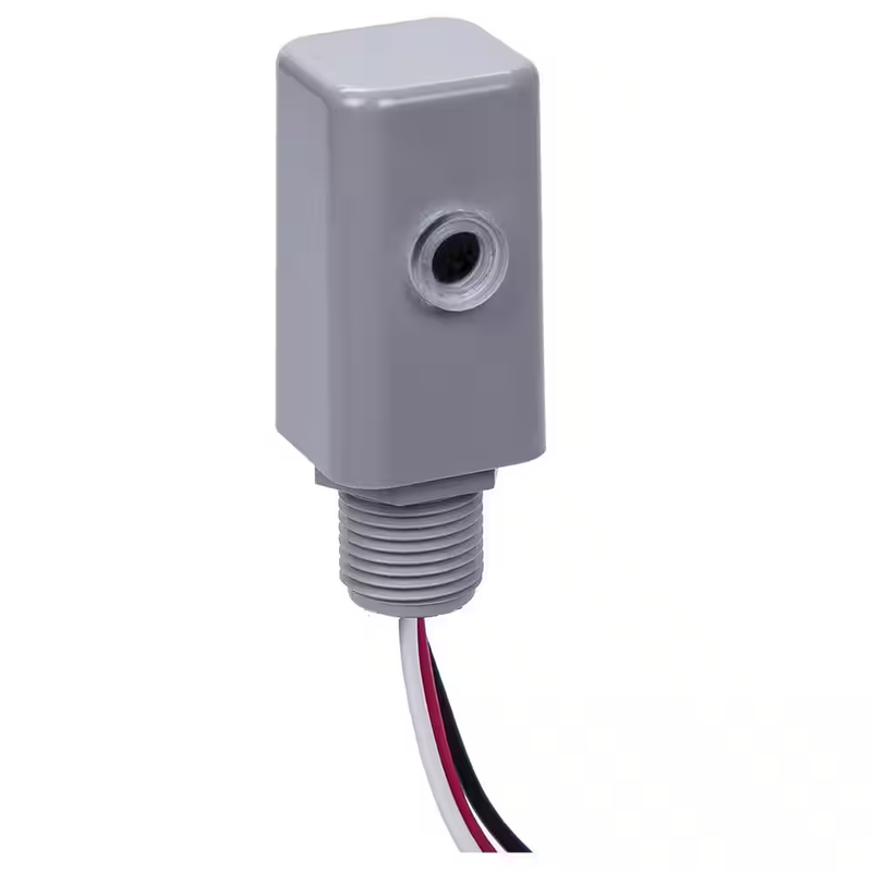 Intermatic NIGHTFOX 1000W LED Incandescent Photocontrol Gray Stem Mount Outdoor