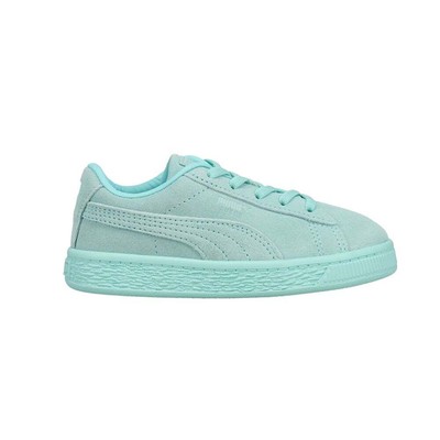 

Кроссовки Puma Suede Classic Mono Kids Boys Size 4 M Повседневная обувь 381573-01, Синий, Puma Suede Classic Mono Kids